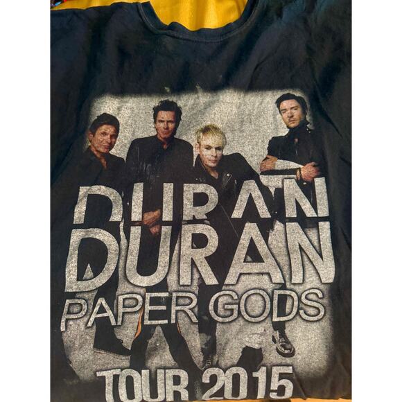 DURAN DURAN-XL-2015 PAPER GODS-SUPER RARE-T-SHIRT- Bought Hollywood Bowl LA- - Picture 1 of 2